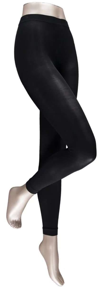 60 denier legging van microfiber