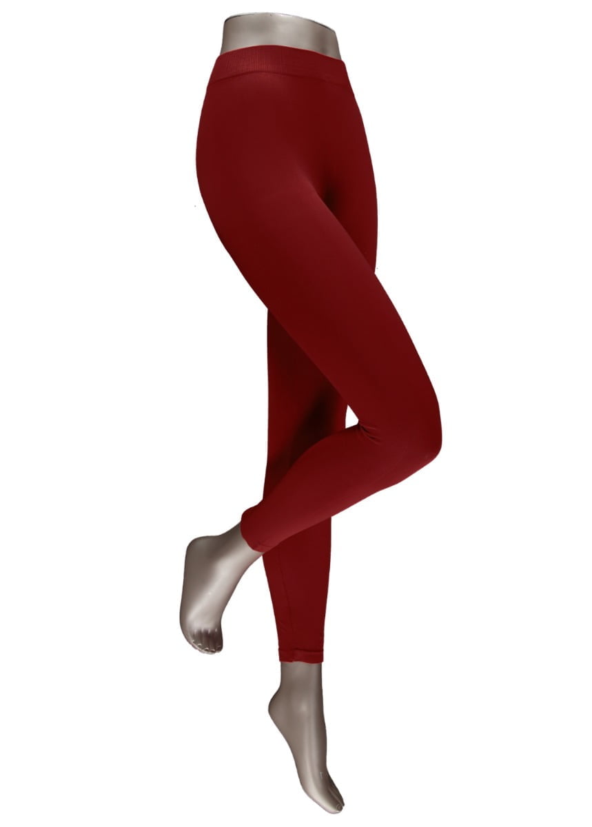 200 denier seamless legging van microfiber afbeelding