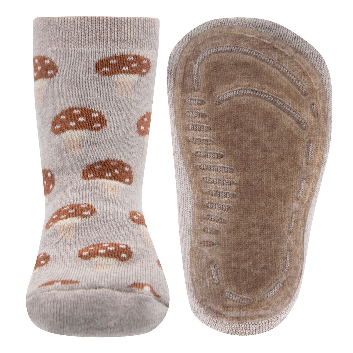 antislip sokken met paddestoelen motief