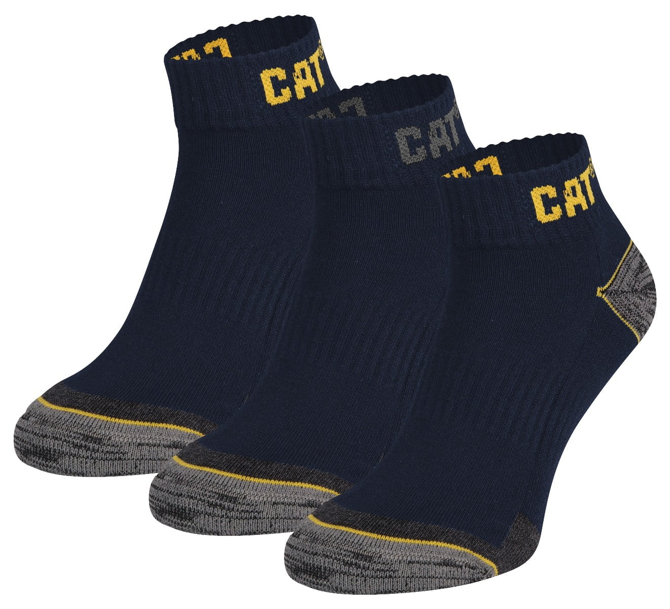 Caterpilar cat worksocks sneakers navy 3 pack navy 47/50