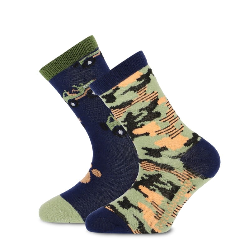 kindersokken met camouflage en JEEP design