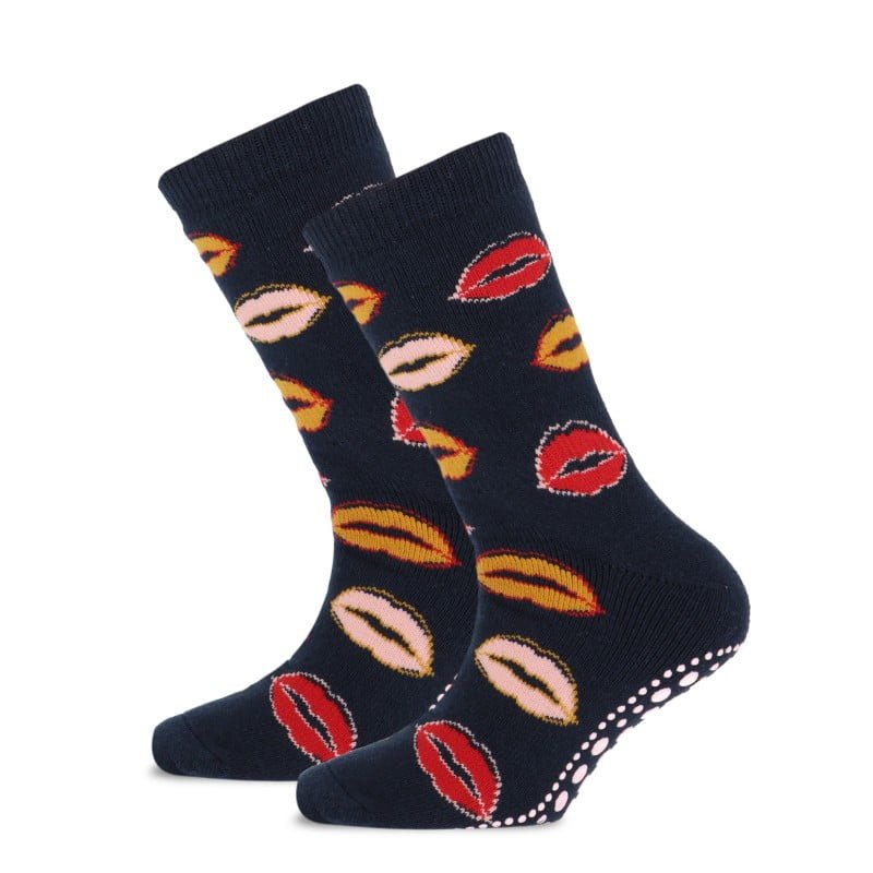 antislip sokken met lippen afbeelding