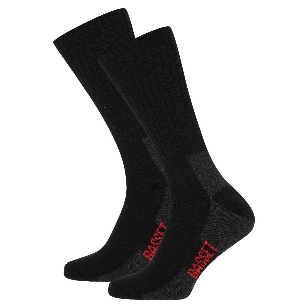 Thermo sokken - 4 paar - Gemaakt met Wol - Zwart - Maat 39/42