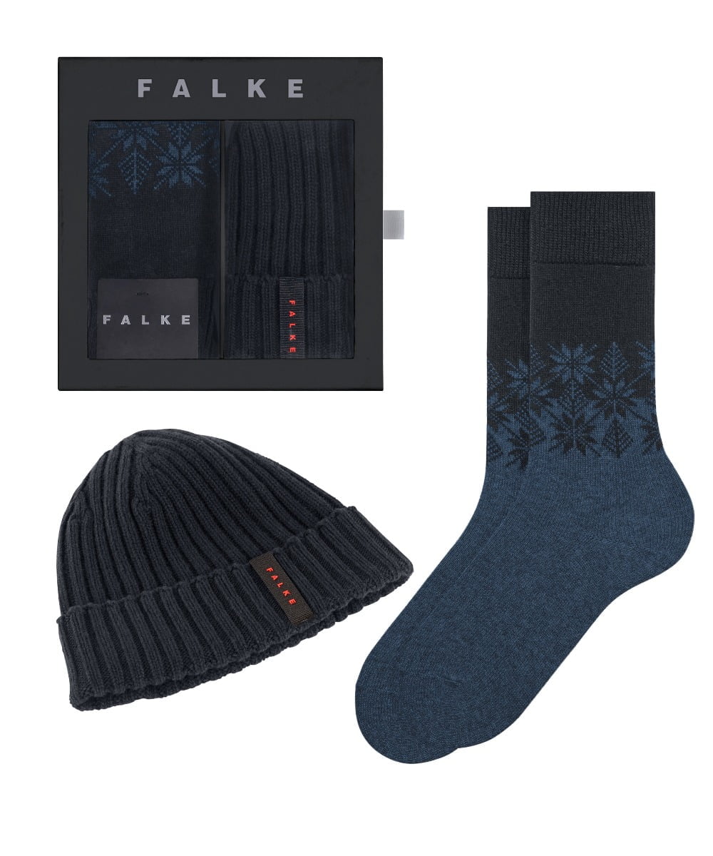 FALKE Christmas Gift Set Heren 12534  6375 dark navy 39-42