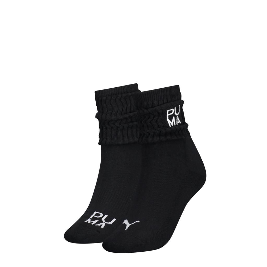 Puma Slouch Sock (2-pack) - dames sokken - zwart -  Maat: 39-42