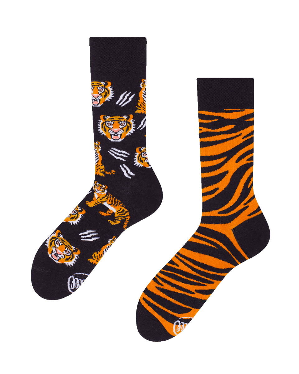 Many Mornings unisex sokken - Feet Of The Tiger - Unisex - Maat: 39-42