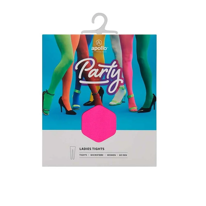 Gekleurde 60 denier party panty - Afbeelding 2