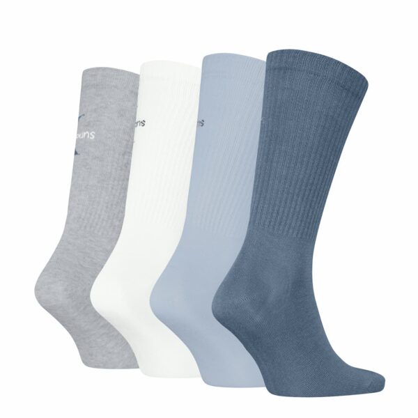 Calvin Klein heren sokken giftbox logo 4 pack blue 02