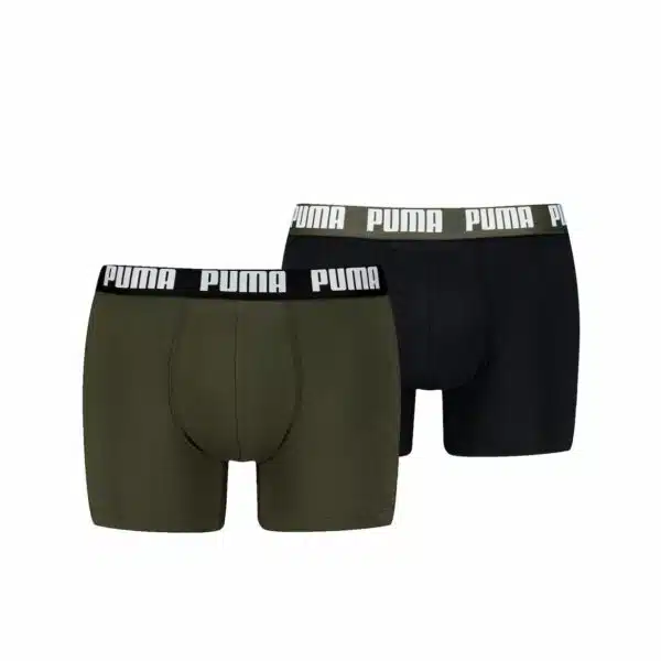 Puma heren everyday basic boxershorts 2 pack forest 01