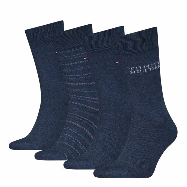Tommy Hilfiger Heren sokken cadeaubox 4-pack - Afbeelding 6