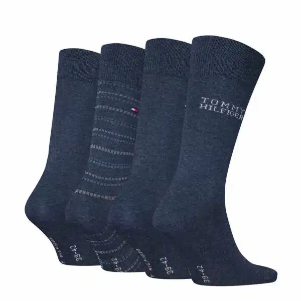 Tommy Hilfiger Heren sokken cadeaubox 4 pack jeans 03 1