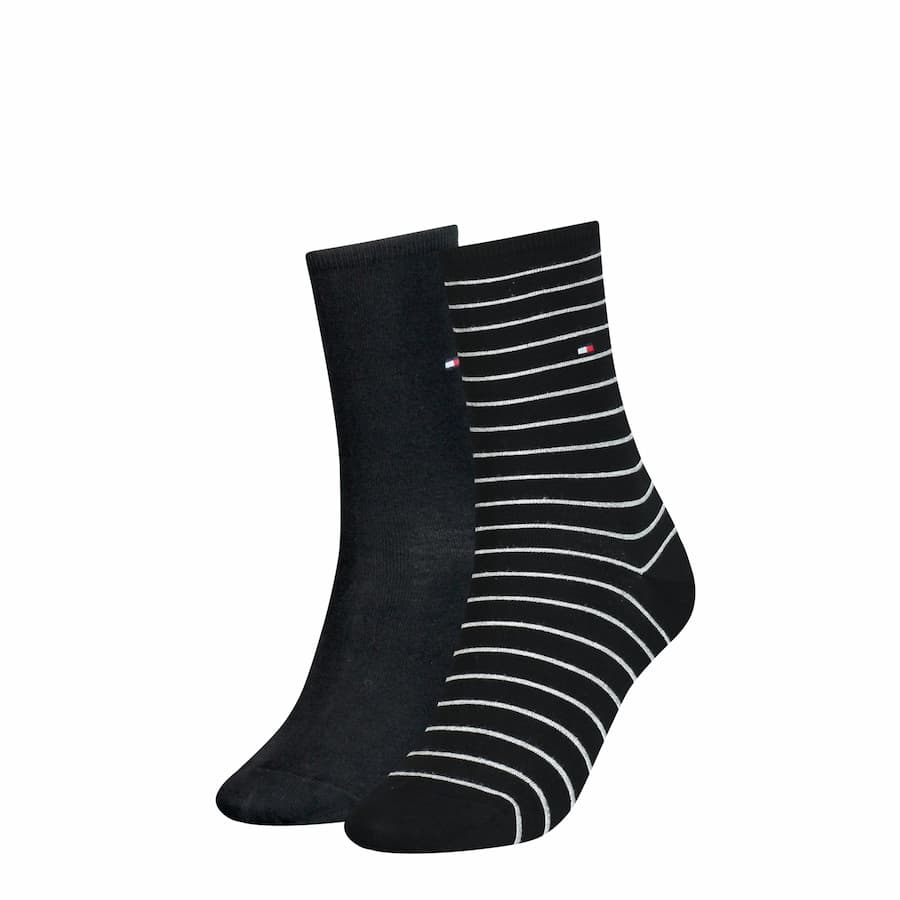 Tommy Hilfiger dames sokken 2-pack small stripe afbeelding