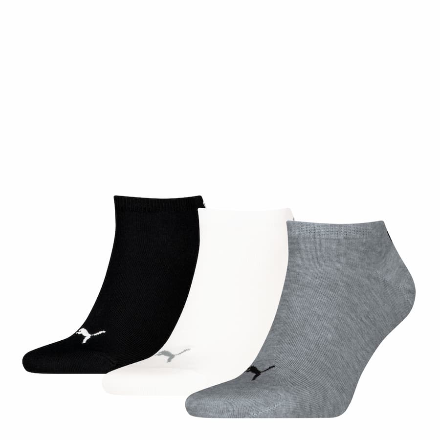 Unisex sneaker plain 3 pack