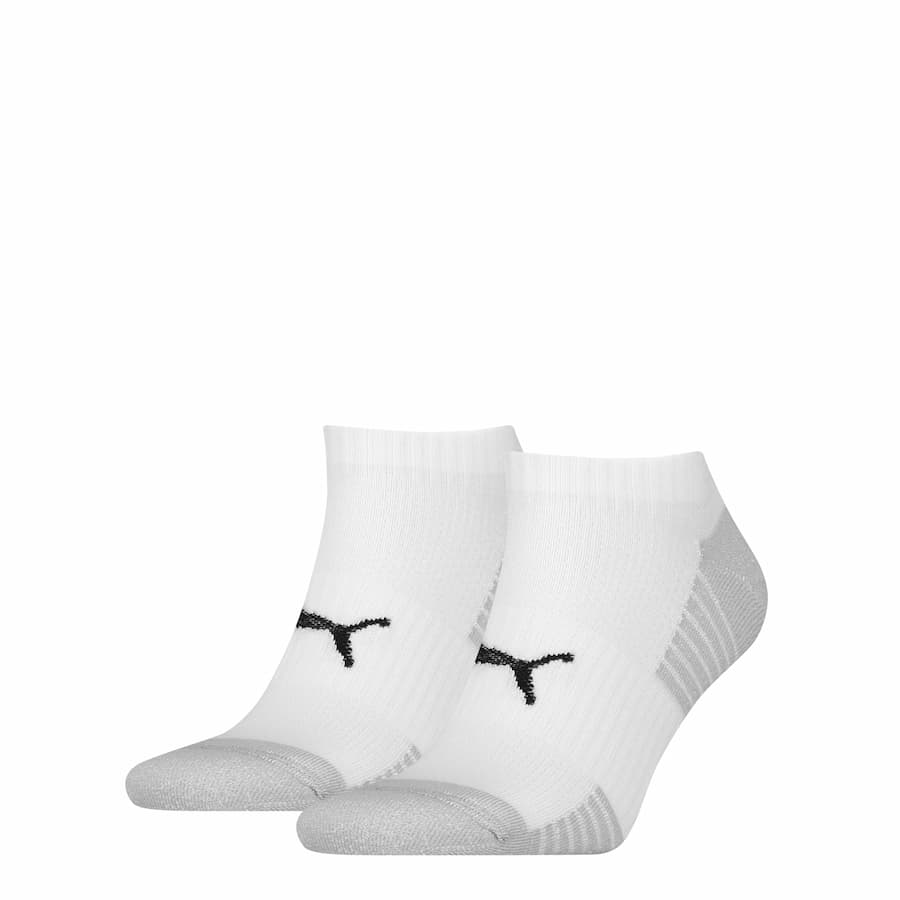 Unisex sneaker sportsokken met badstof zool 2 pack afbeelding