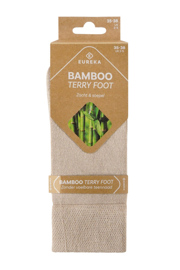 Bamboe hoge sokken met badstof zool - Afbeelding 17