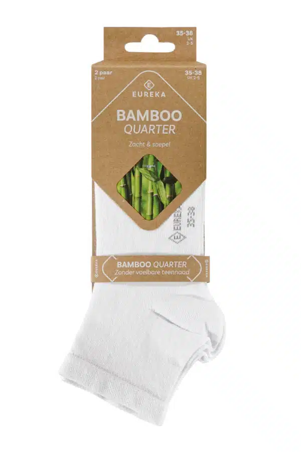 Bamboe quarter sokken 2 paar - Afbeelding 11