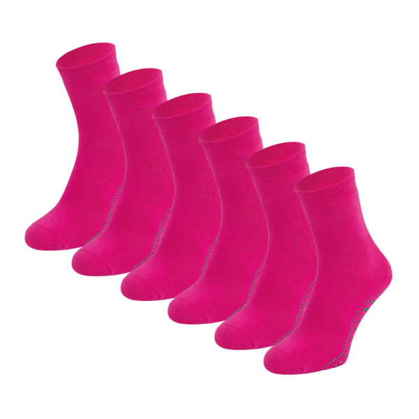 Sokken-Online-8600-antislip-sokken-6-paar-fuchsia