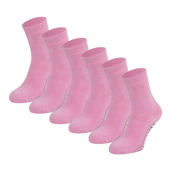 Sokken-Online-8600-antislip-sokken-6-paar-licht-roze