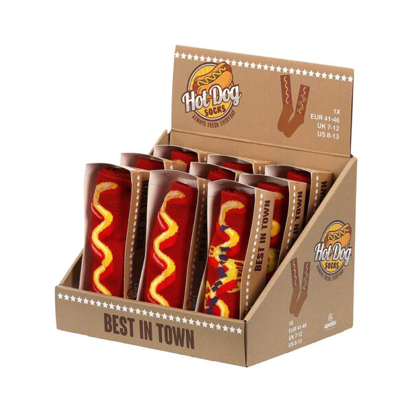 Unisex Hotdog sokken in cadeauverpakking - Afbeelding 9