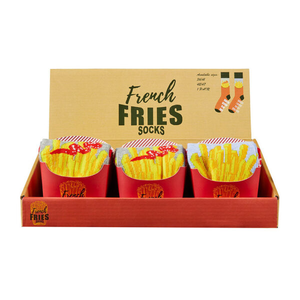 Unisex friet sokken in cadeauverpakking - Afbeelding 5