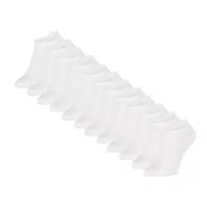 eureka-bamboe-sneaker-sokken-bs001-voorkant-wit-12-paar